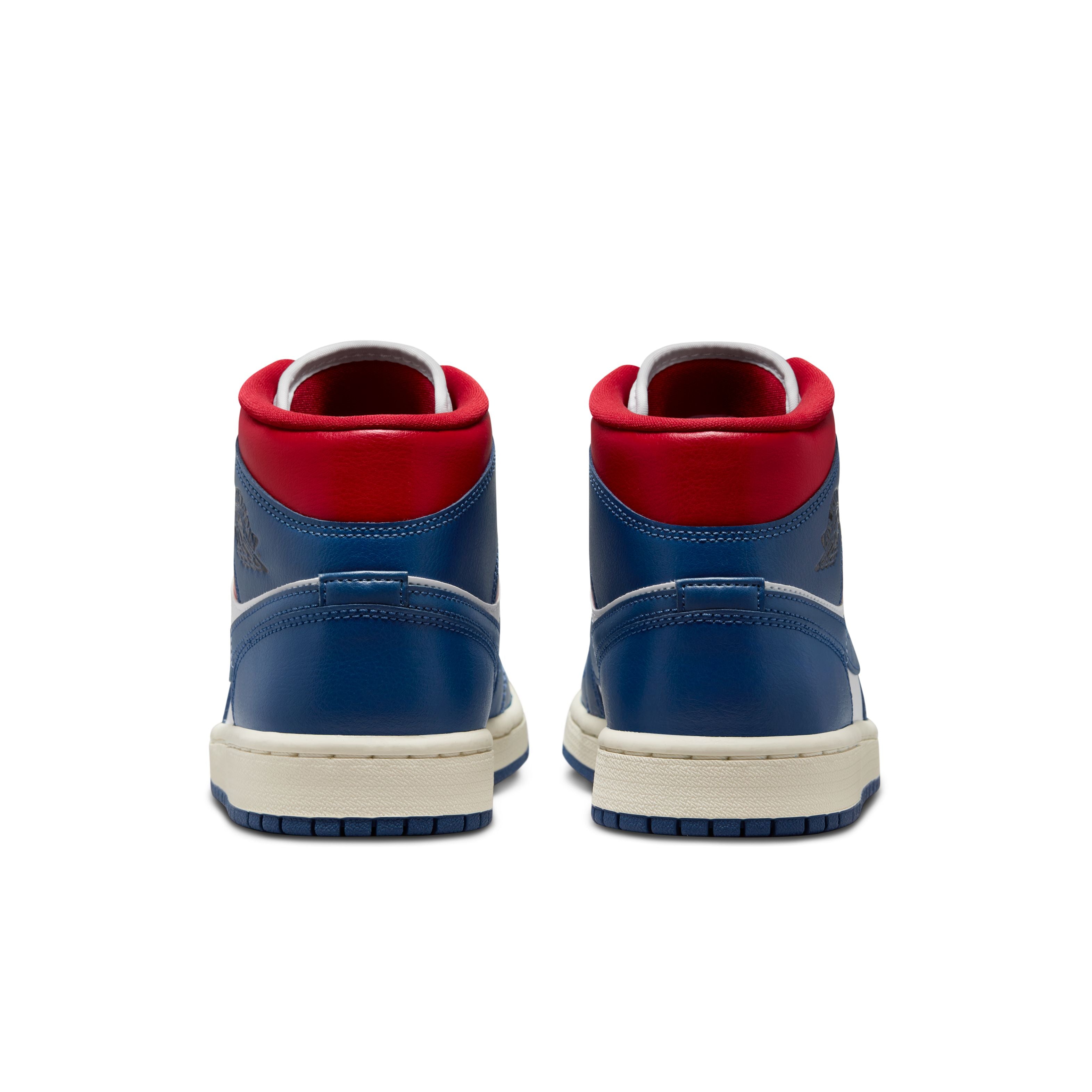 Jordan 1 Mid - White/French Blue/Gym Red/Sail