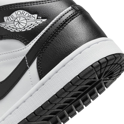 Jordan 1 Mid - White/Black/White