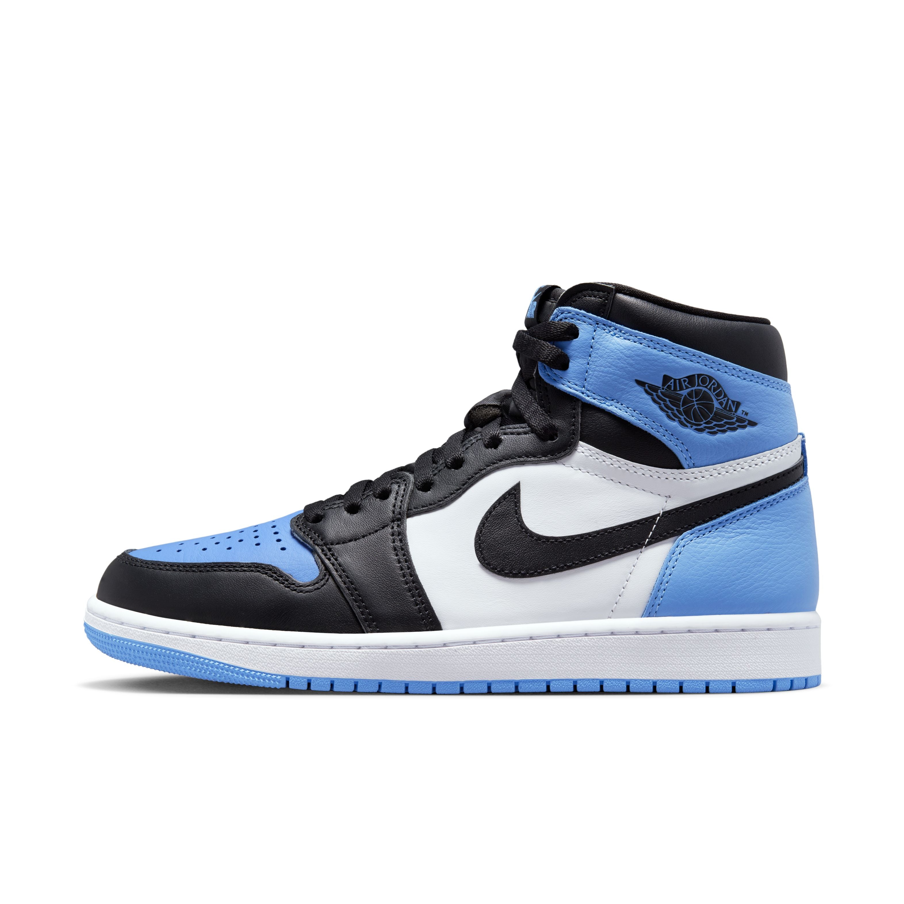 Jordan 1 Retro High OG - &#39;UNC Toe&#39; - University Blue/Black/White
