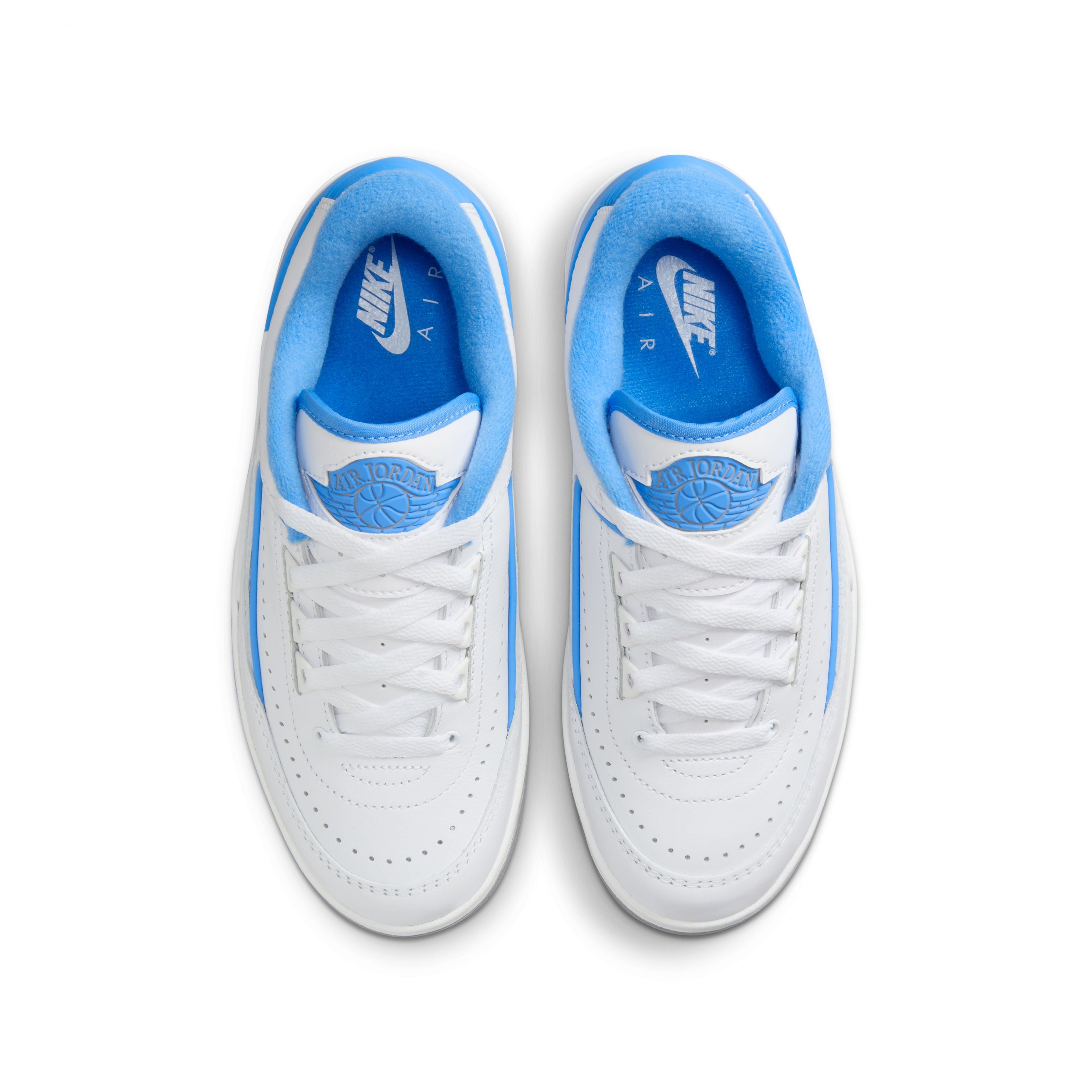 Jordan 2 Retro Low (GS) - &#39;UNC&#39; - White/University Blue/Cement Grey