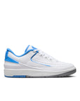 Jordan 2 Retro Low (GS) - 'UNC' - White/University Blue/Cement Grey