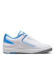 Jordan 2 Retro Low (GS) - 'UNC' - White/University Blue/Cement Grey