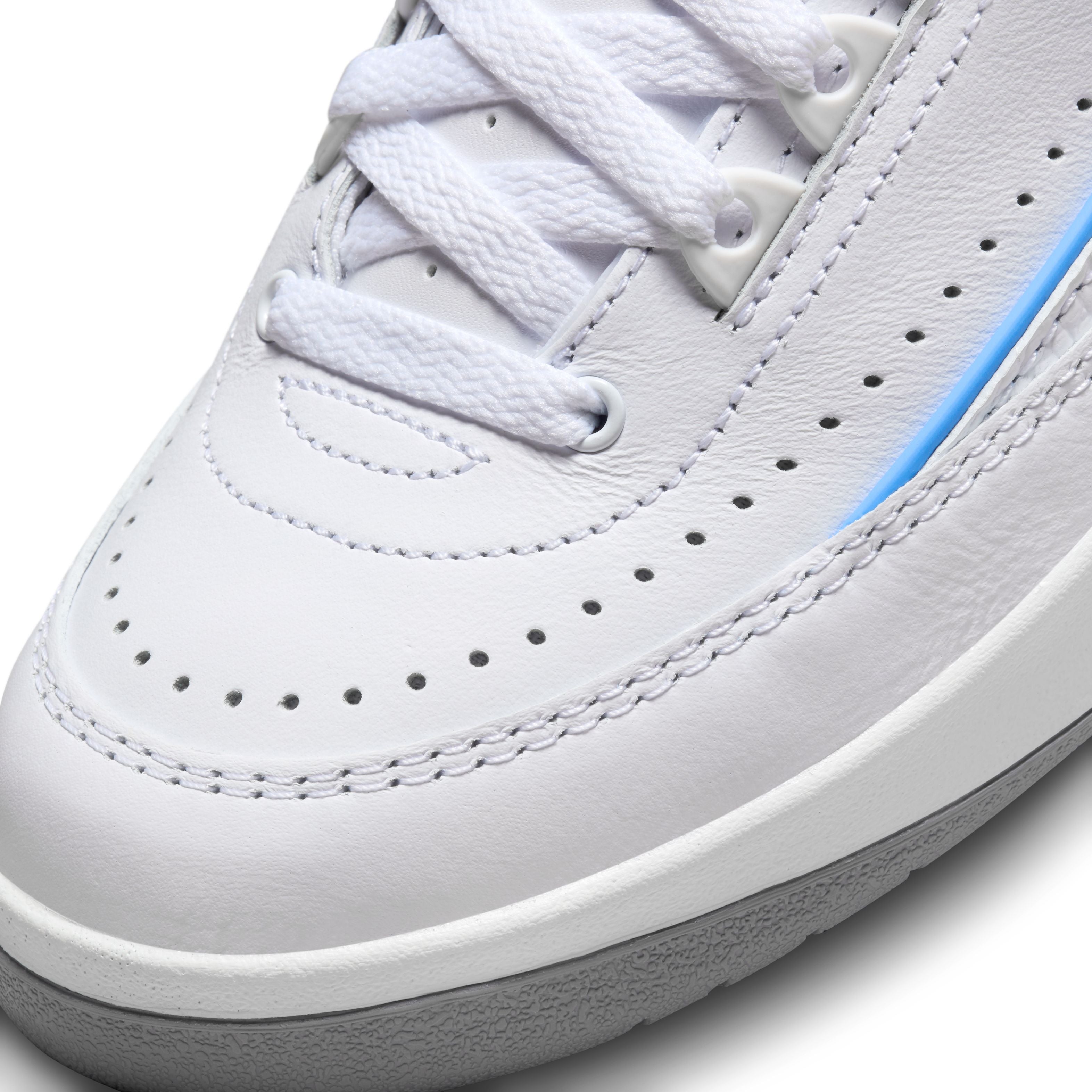 Jordan 2 Retro Low (GS) - &#39;UNC&#39; - White/University Blue/Cement Grey