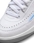 Jordan 2 Retro Low (GS) - 'UNC' - White/University Blue/Cement Grey