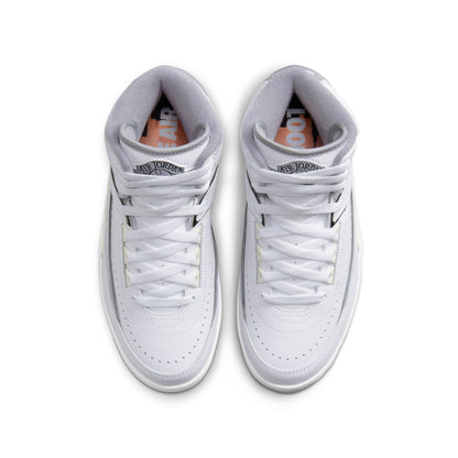 Jordan 2 Retro (GS) - White/Cement Grey/Sail/Black