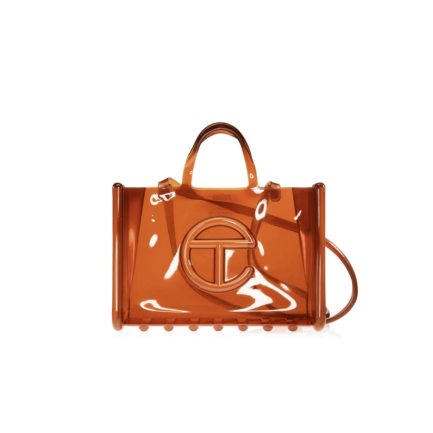 Melissa x Telfar Large Jelly Shopper - Clear Brown