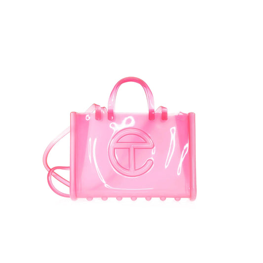 Melissa x Telfar Large Jelly Shopper - Clear Pink