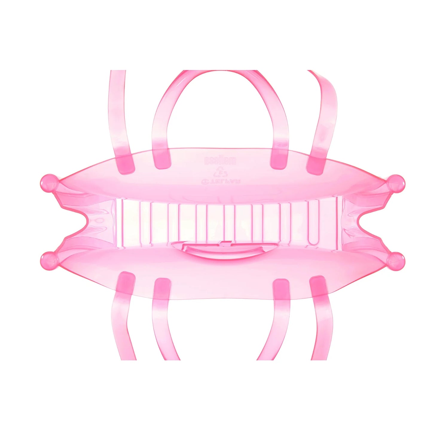 Melissa x Telfar Large Jelly Shopper - Clear Pink