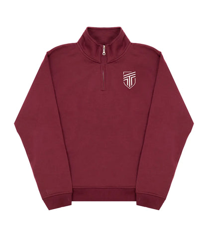 AFC Toronto Unisex Quarter Zip Sweatshirt - Mighty Maroon