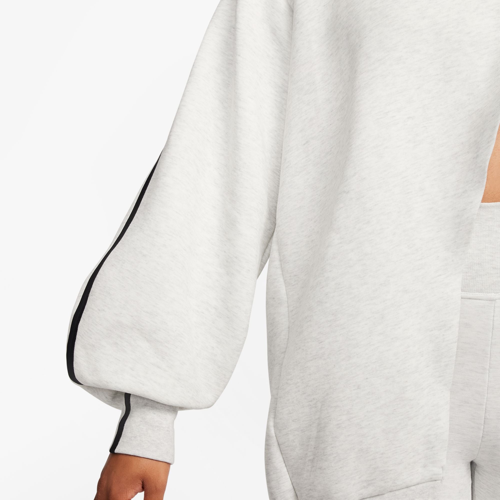 NSW TECH FLEECE HOODIE - LIGHT GREY/HTR/BLACK