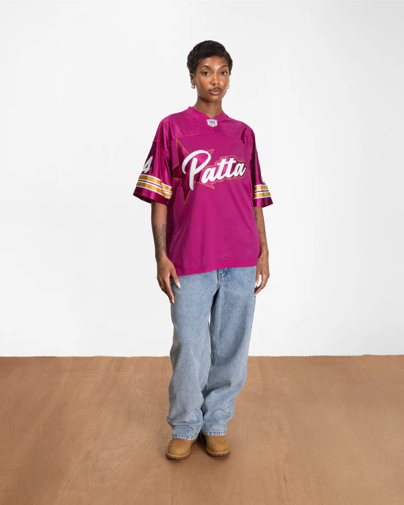 All Star Football Jersey - Fuchsia Red