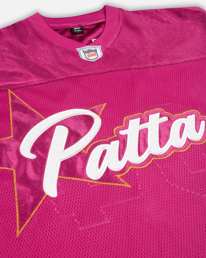 All Star Football Jersey - Fuchsia Red