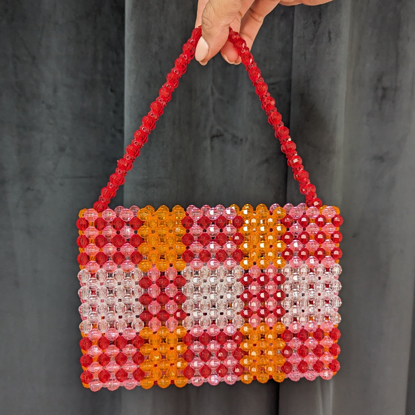 Gingham Midi Bag