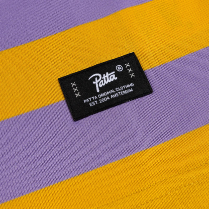 Striped Longsleeve Football Jersey - Chalk Violet