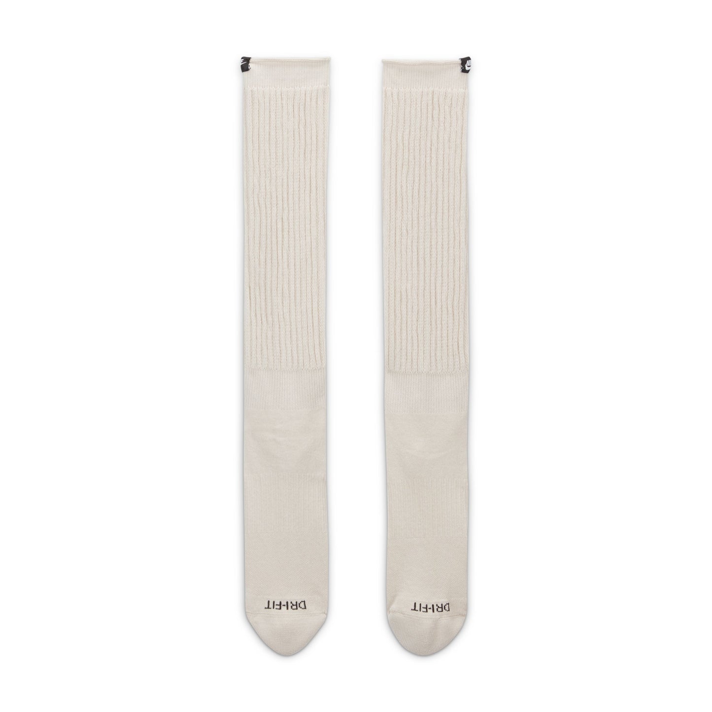 Slouchy Cushioned Crew Socks - Light Bone