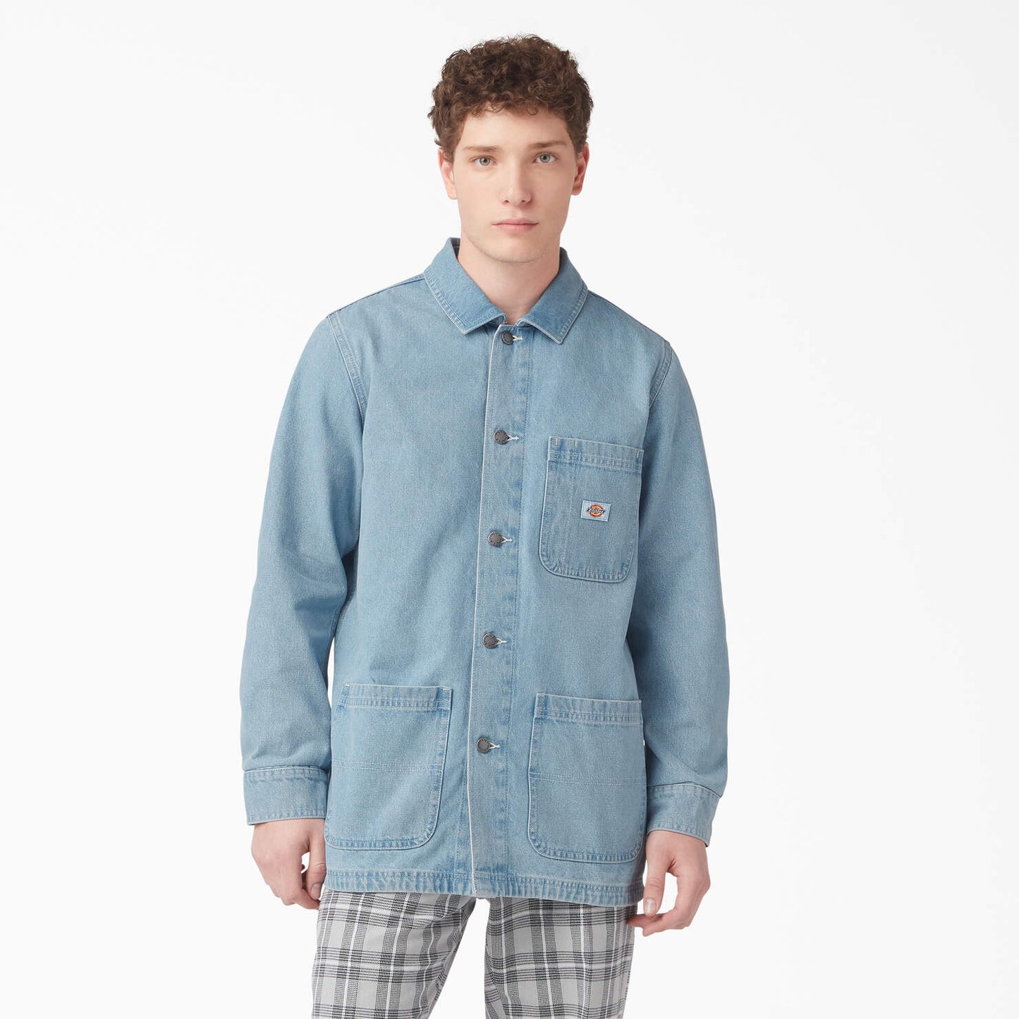 DENIM CHORE COAT - LIGHT DENIM