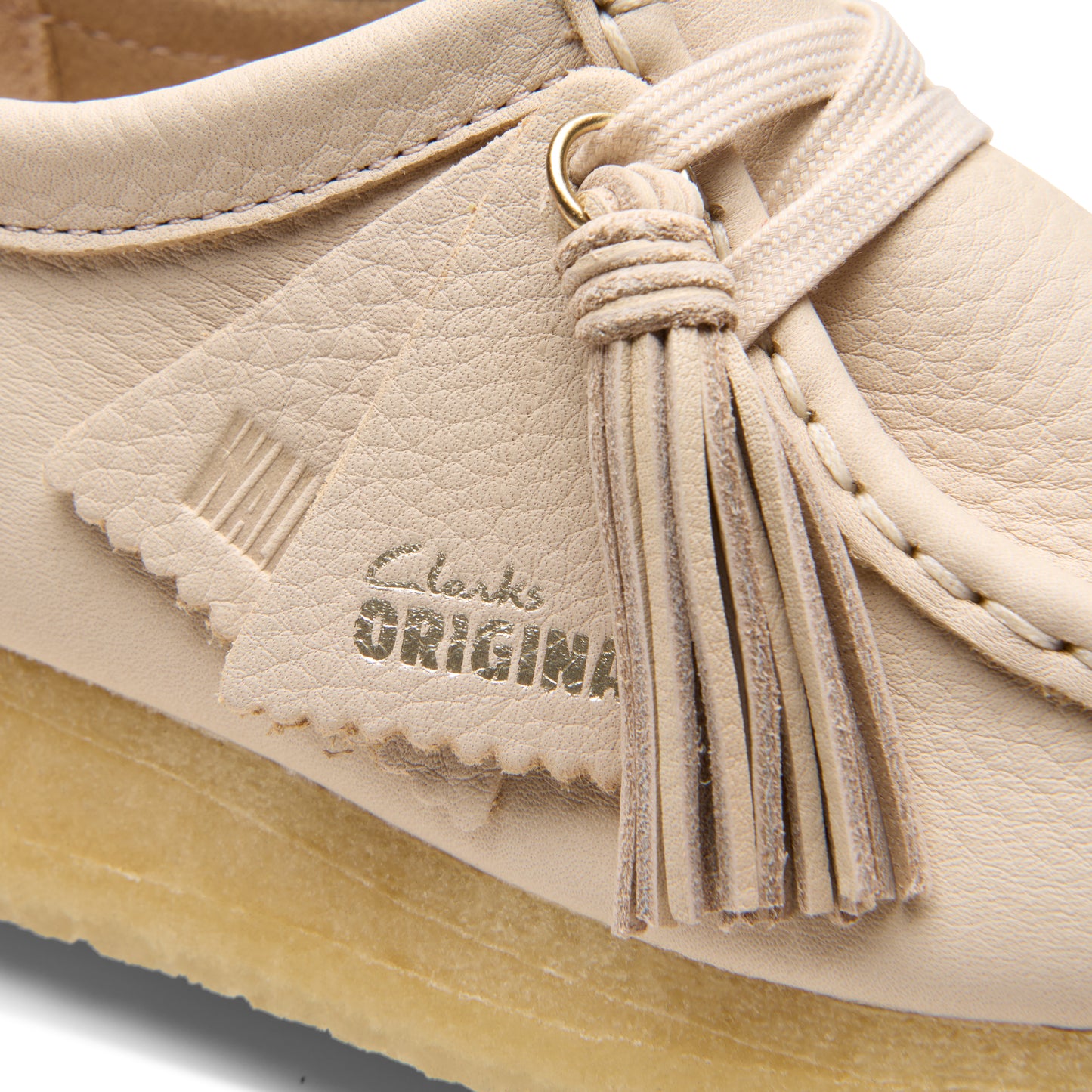 WALLABEE - BEIGE LEATHER