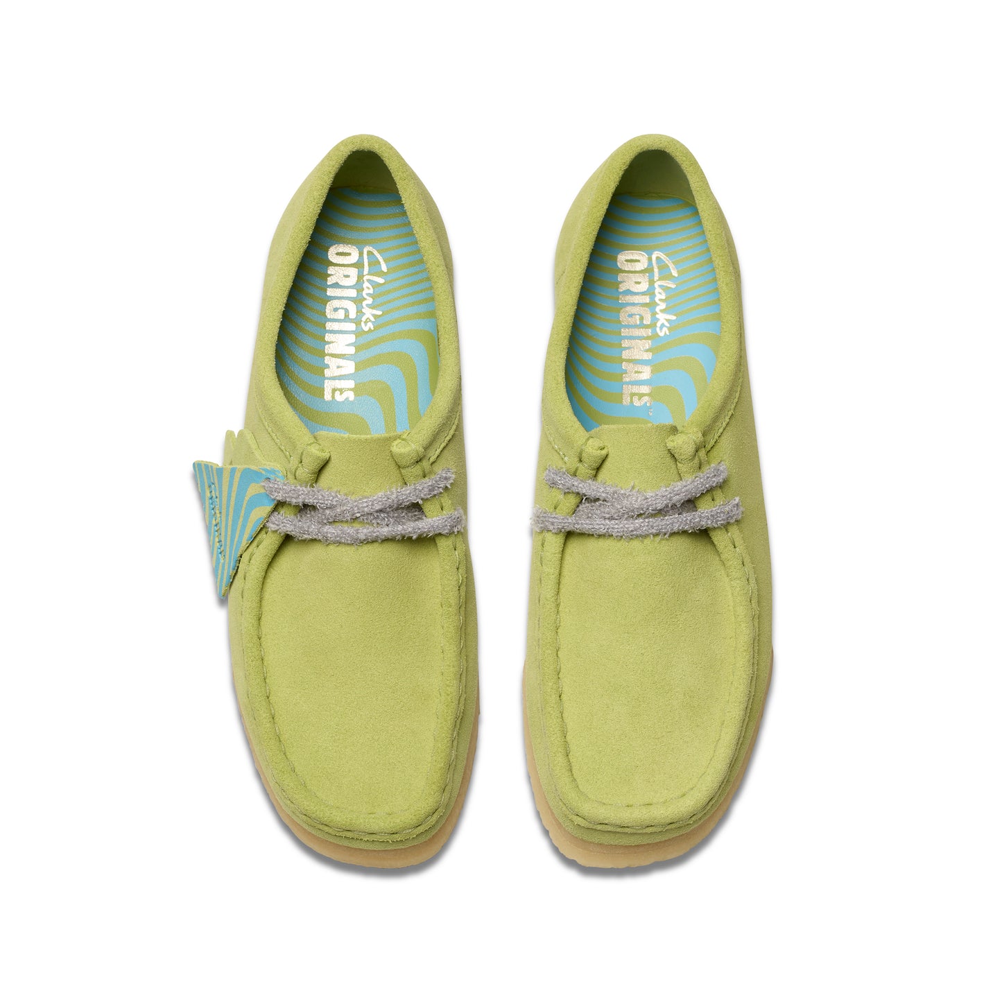 WALLABEE - PALE LIME SUEDE