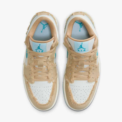 JORDAN 1 LOW SE 'WAVE' - SESAME/DUSTY CACTUS/GLACIER BLUE/SAIL