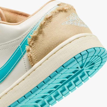 JORDAN 1 LOW SE 'WAVE' - SESAME/DUSTY CACTUS/GLACIER BLUE/SAIL