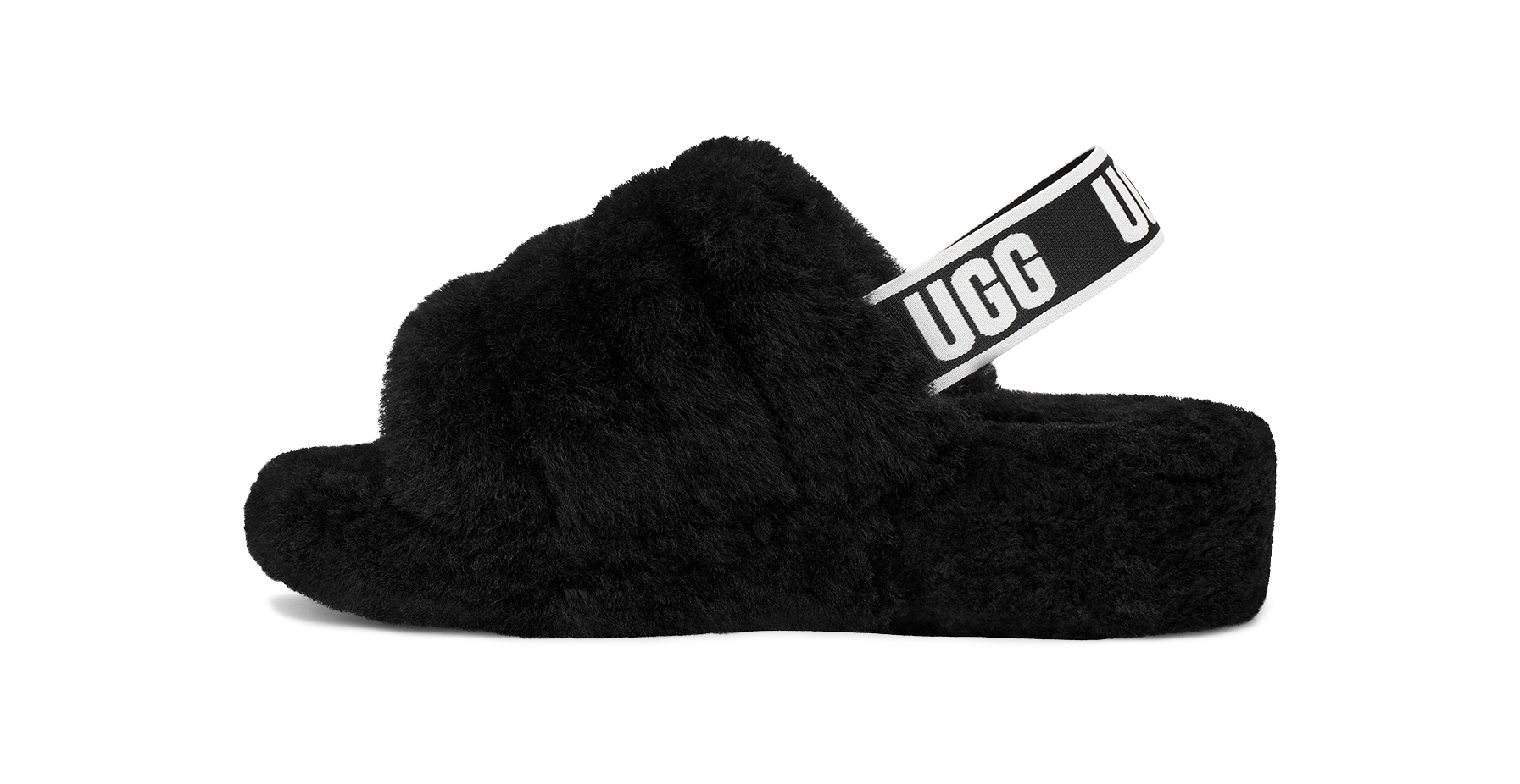 Fluff Yeah Slide - Black/White