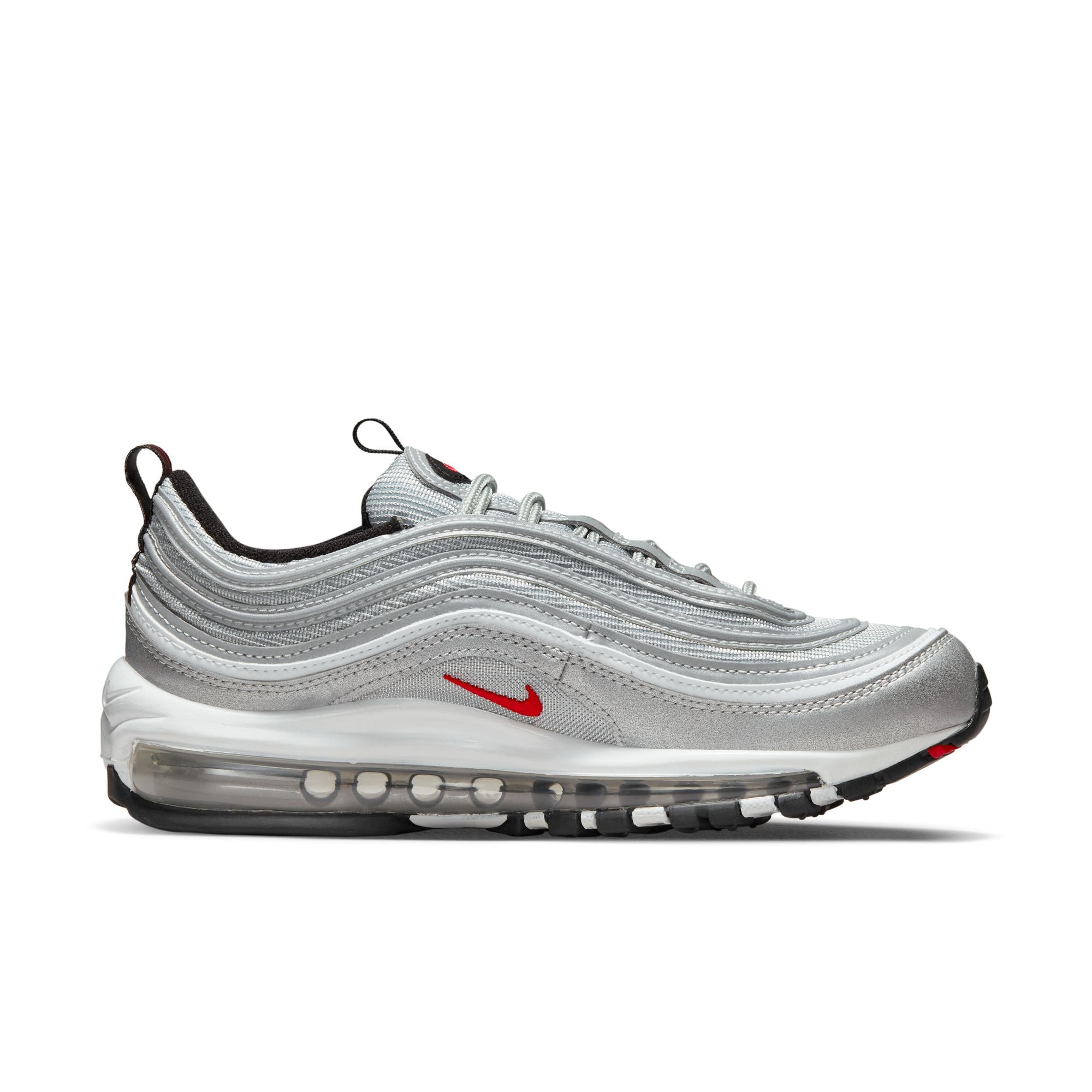 Air Max 97 OG - &#39;Silver Bullet&#39; - Metallic Silver/Varsity Red/White/Black