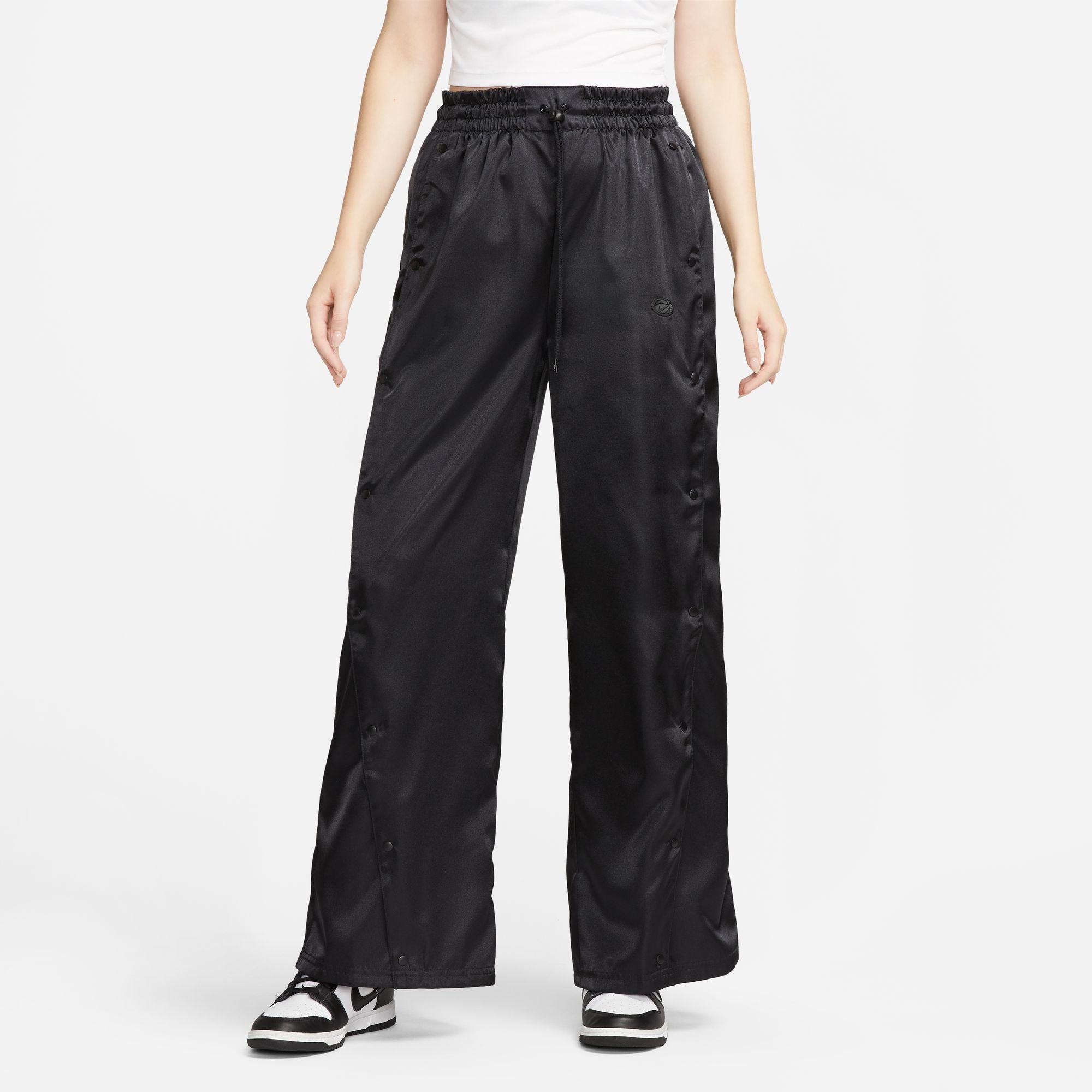 Circa &#39;96 High Waisted Breakaway Pants - Black/Dark Smoke Grey