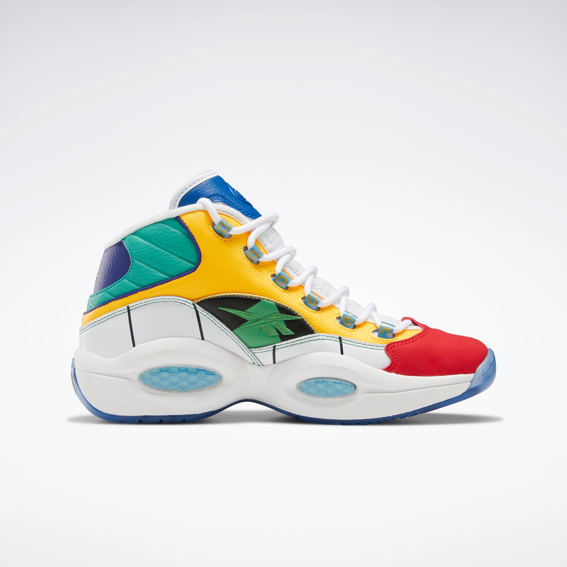 Concepts x Question Mid - &#39;96 Draft Class&#39; - Vector Red/Glen Green/Solar Gold