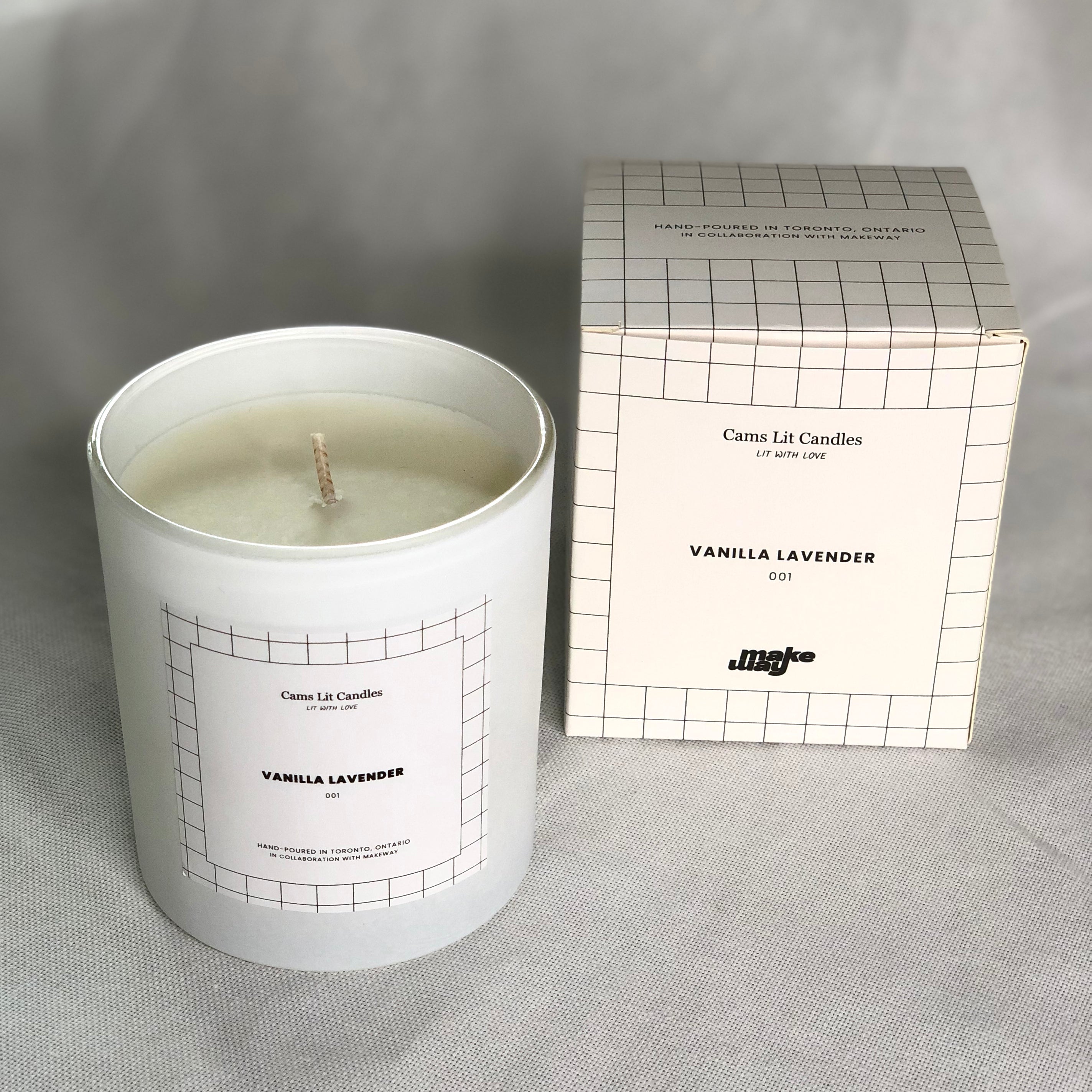 100% Soy Wax Candle-MAKEWAY
