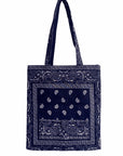 Bandana Cargo Pocket Tote-MAKEWAY