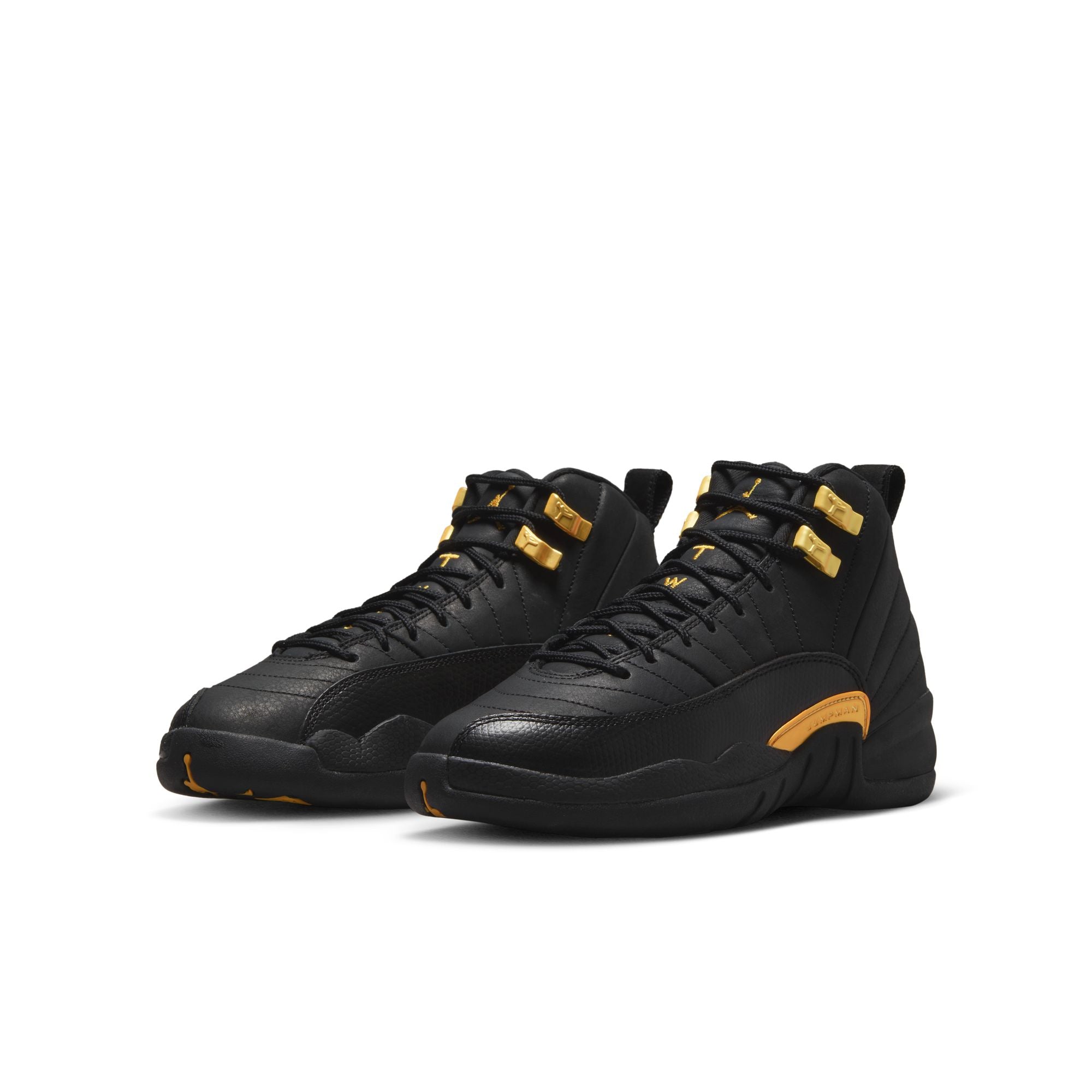 Jordan 12 Retro (GS) - &#39;Black Taxi&#39; - Black/Taxi