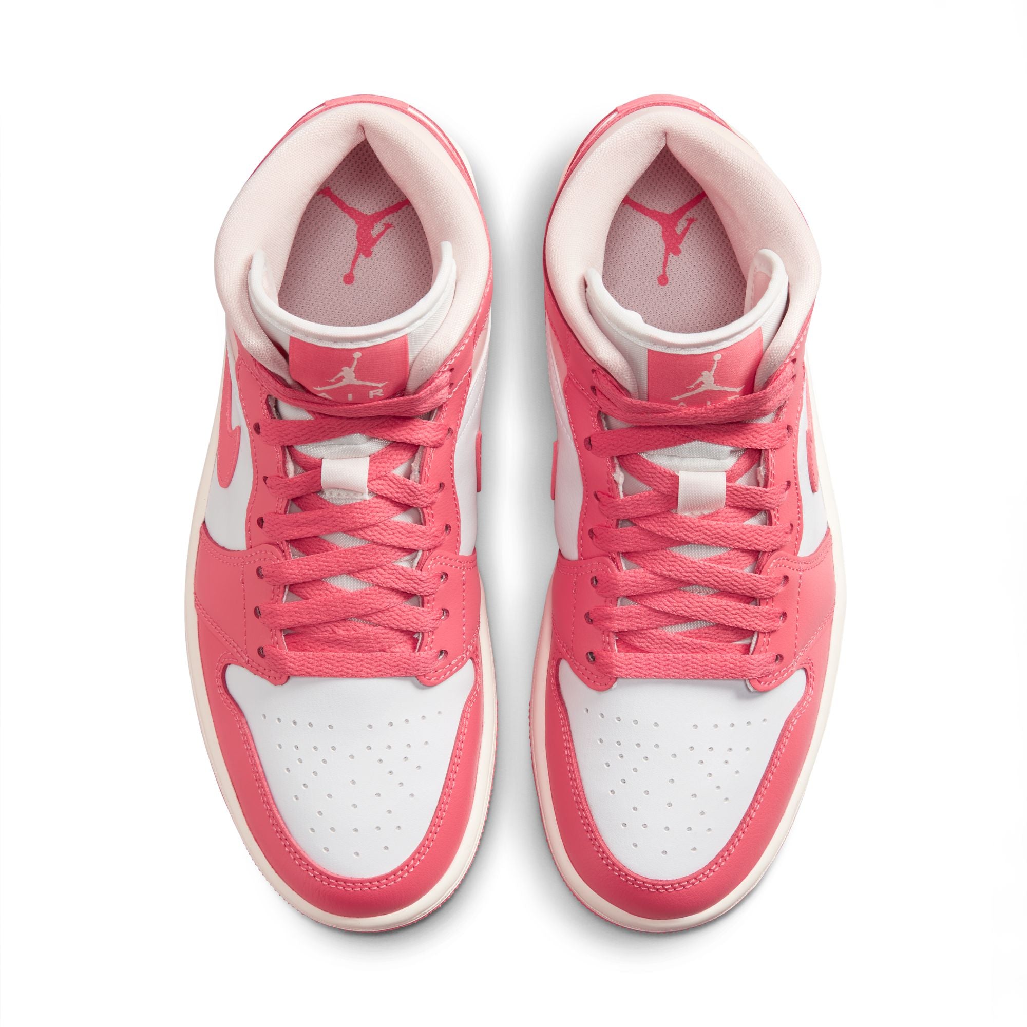 Jordan 1 Mid - &#39;Strawberries &amp; Cream&#39; - White/Sea Coral/Atmosphere/Sail