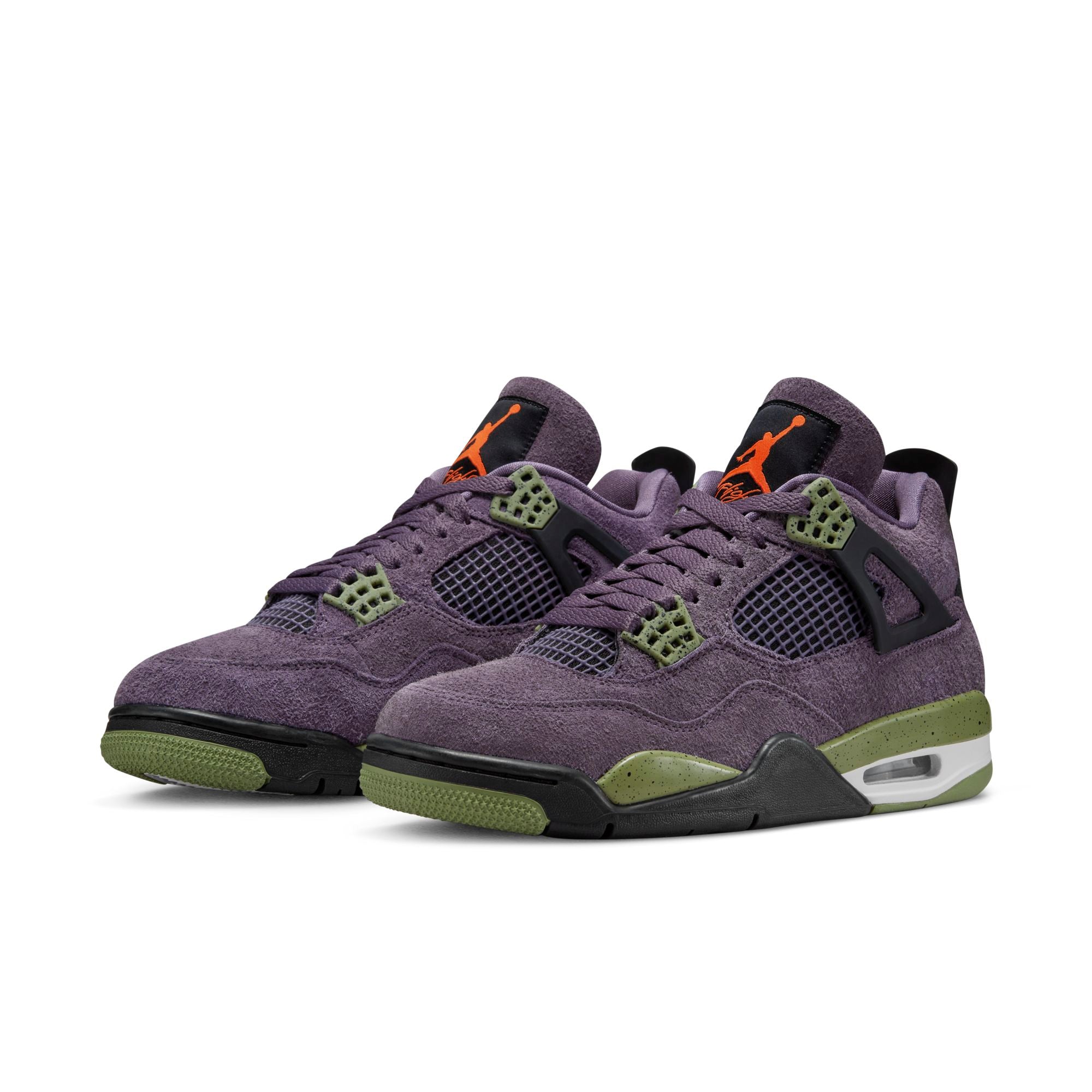 Jordan 4 Retro - &#39;Canyon Purple&#39; - Canyon Purple/Safety Orange/Alligator