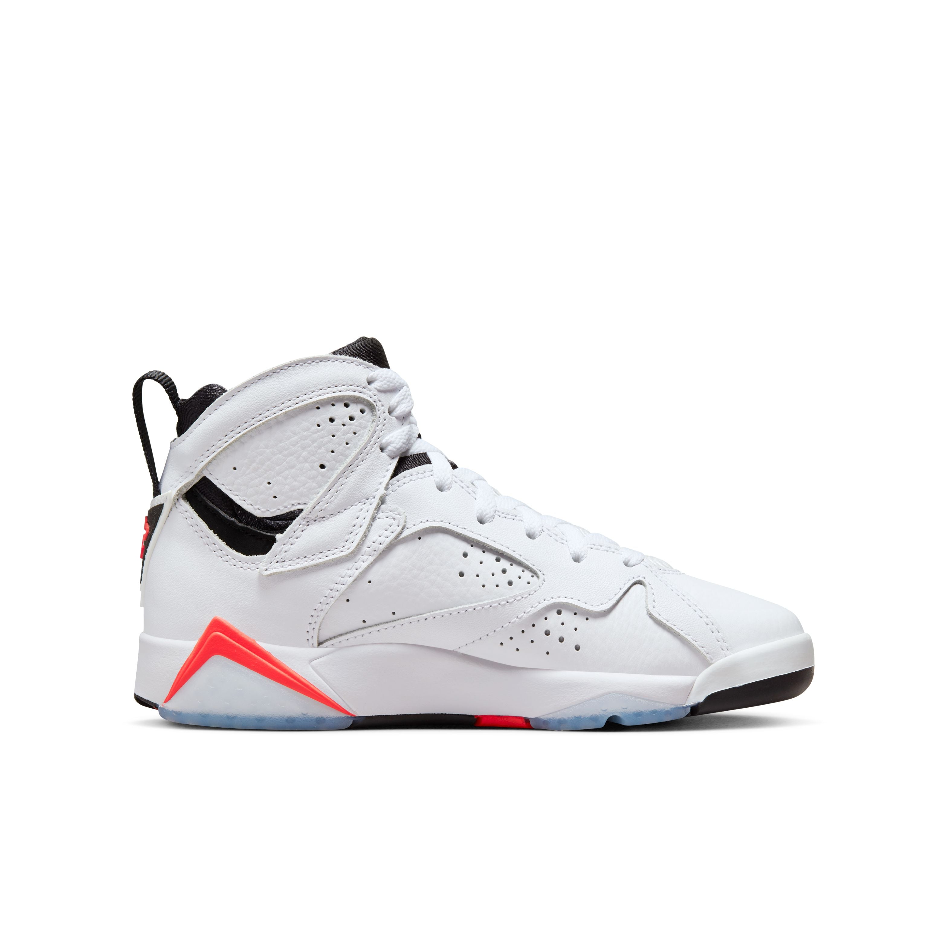 Jordan 7 Retro (GS) - &#39;White Infrared&#39; - White/Crimson/Infrared/Black