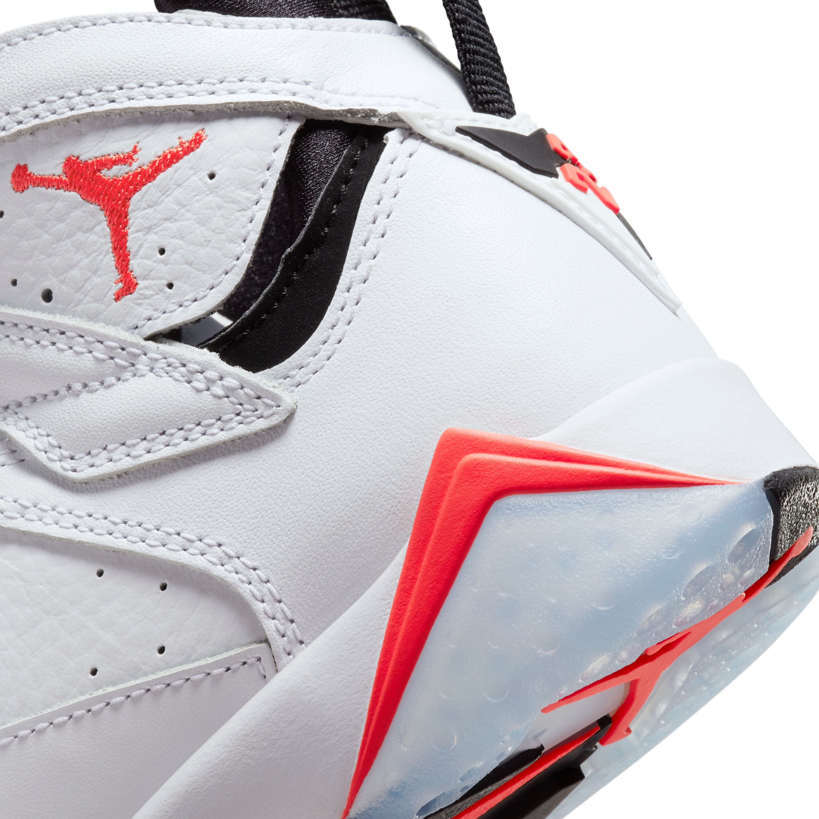 Jordan 7 Retro (GS) - &#39;White Infrared&#39; - White/Crimson/Infrared/Black