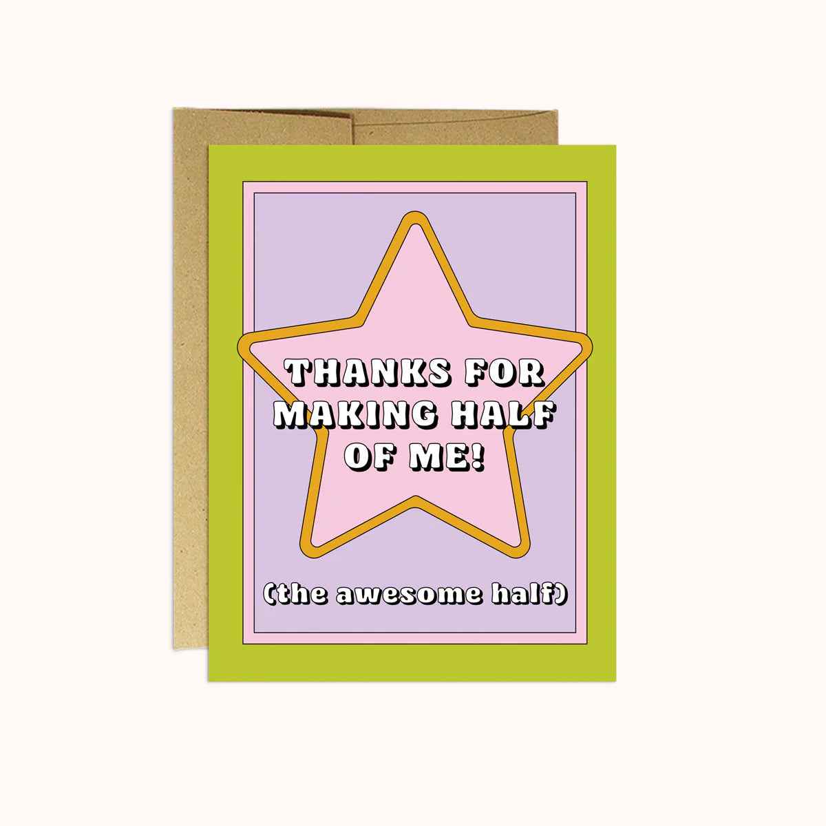 Awesome Half Of Me Card