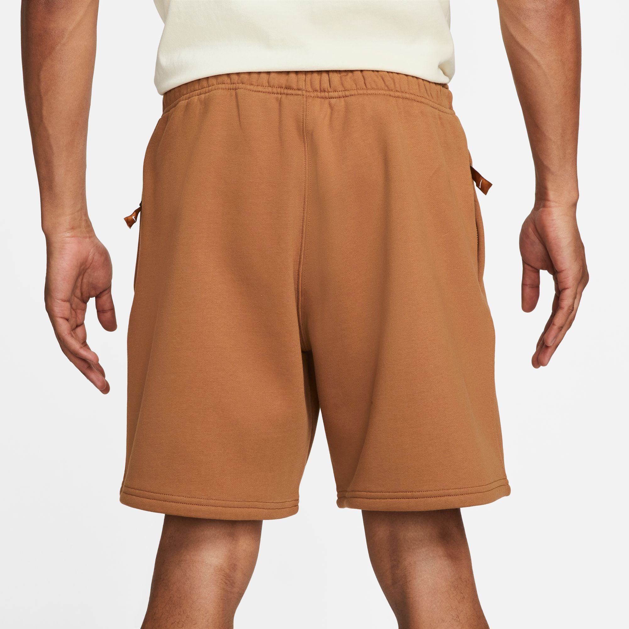 NRG Solo Swoosh Fleece Shorts - Brown