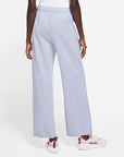 NSW High-Waisted Wide-Leg French Terry Pants - Purple