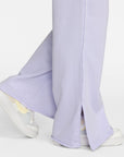 NSW High-Waisted Wide-Leg French Terry Pants - Purple