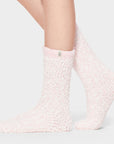 Cozy Chenille Socks - Seashell Pink