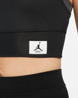 Jordan Essentials Cropped Top - Black/Grey